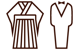 新郎衣裳1点（和装 or 洋装）